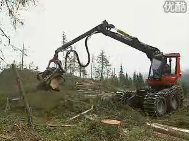 超酷的伐木機器人