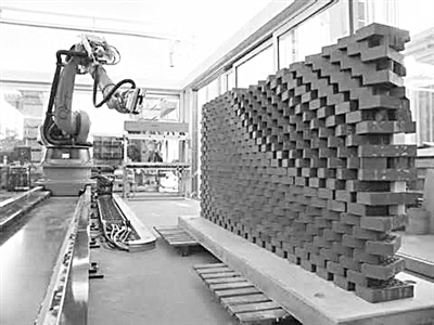 首臺全自動化砌磚機器人問世 2天可造一棟房