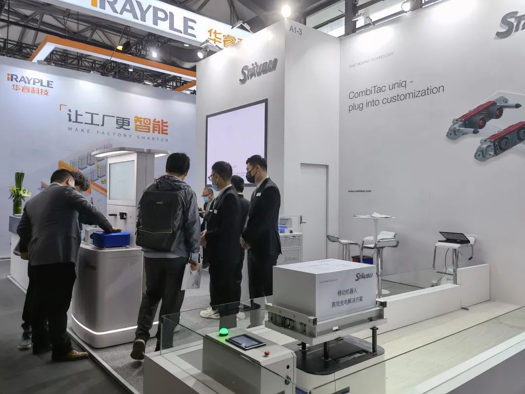 超2萬臺AMR使用史陶比爾充電連接技術